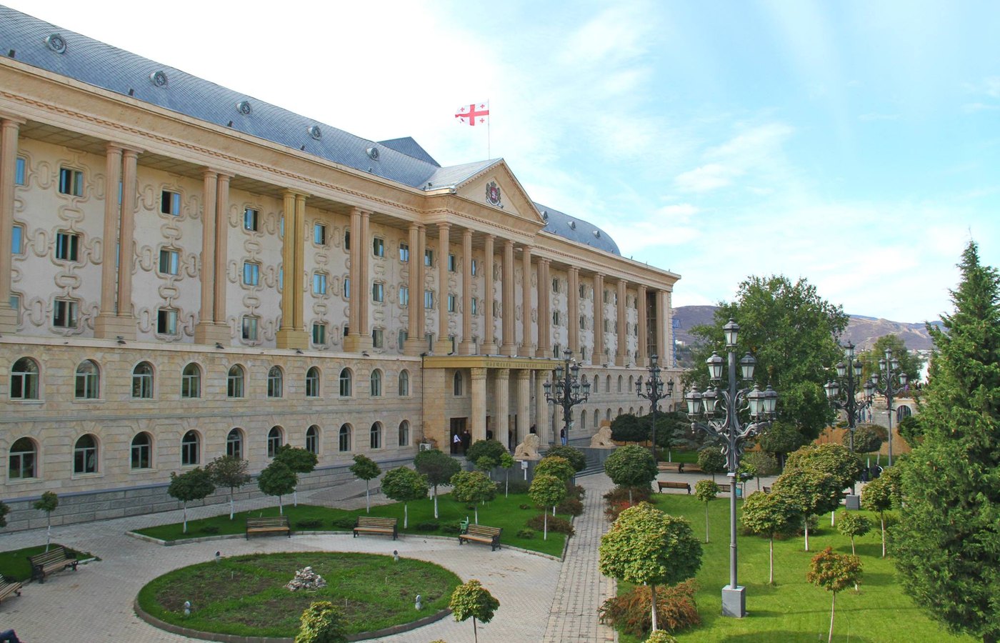 Court building in Tbilisi, Georgia